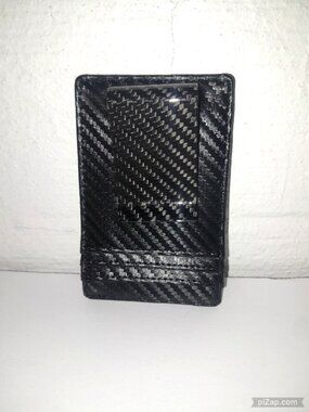 Travelambo Money Clip for Men Carbon Fiber Wallet Leather Card Holder Brand NEW